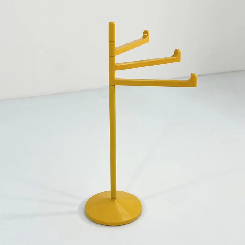Discount Pamono Yellow Towel Holder by Makio Hasuike for Gedy, 1970s