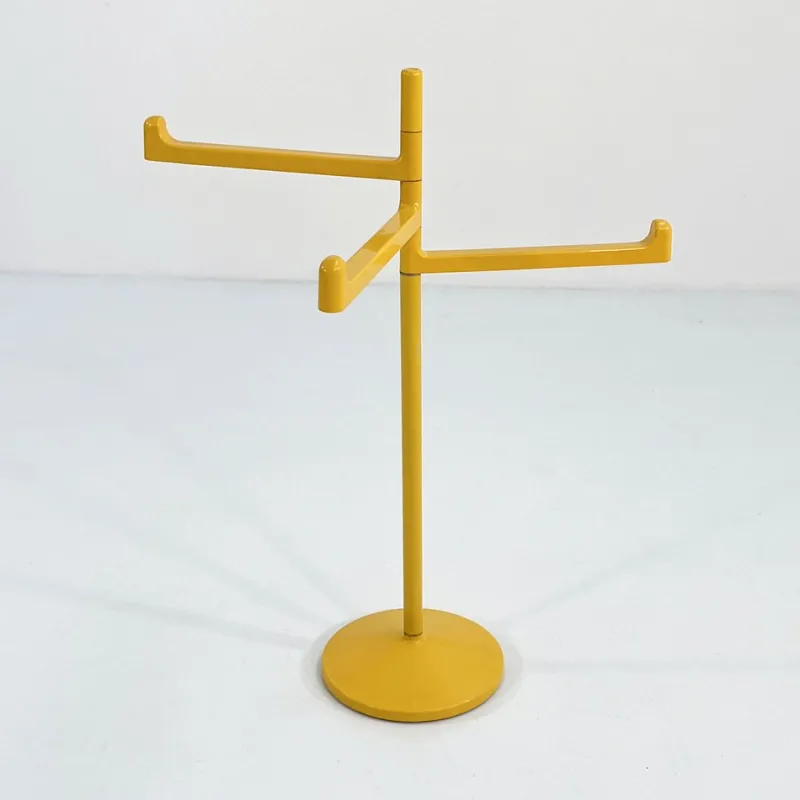 Discount Pamono Yellow Towel Holder by Makio Hasuike for Gedy, 1970s