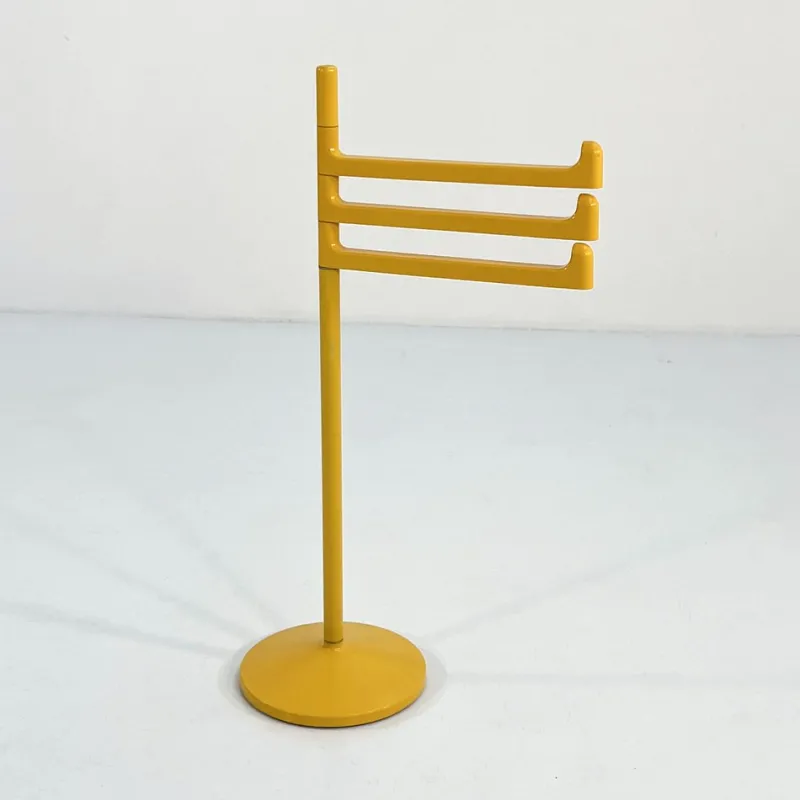 Discount Pamono Yellow Towel Holder by Makio Hasuike for Gedy, 1970s