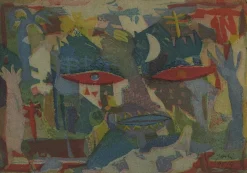 New Pamono Yoshi Takahashi, Composition, 1988, Lithograph