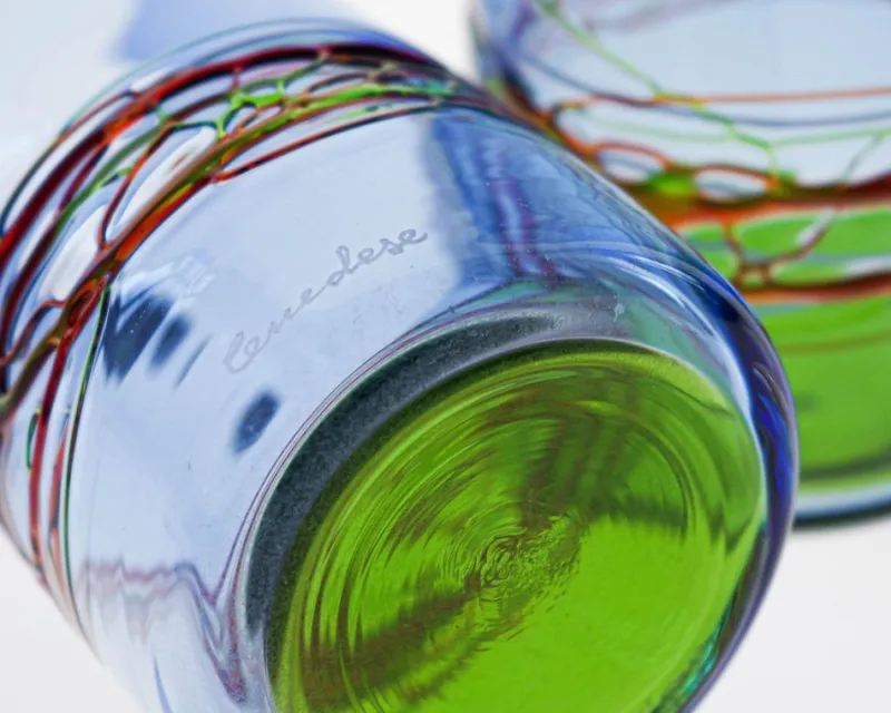 Pamono Young Collection Murano Glasses from Cenedese, 1960s, Set of 6> Glassware