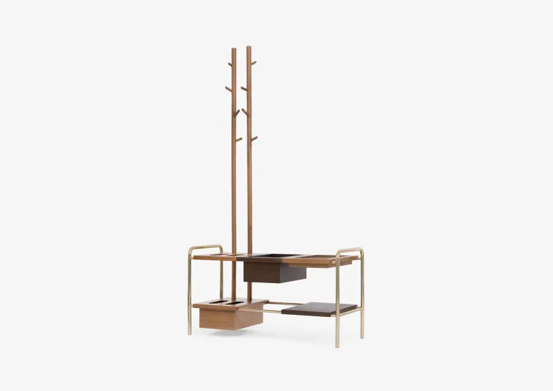 Pamono Zachary Coat Stand by Marqqa, Set of 6> Racks, Hooks & Valets