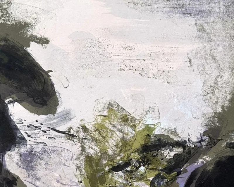 Discount Pamono Zao Wou Ki, Abstract Landscape, 1971, Original Lithograph