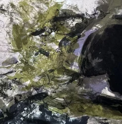 Discount Pamono Zao Wou Ki, Abstract Landscape, 1971, Original Lithograph