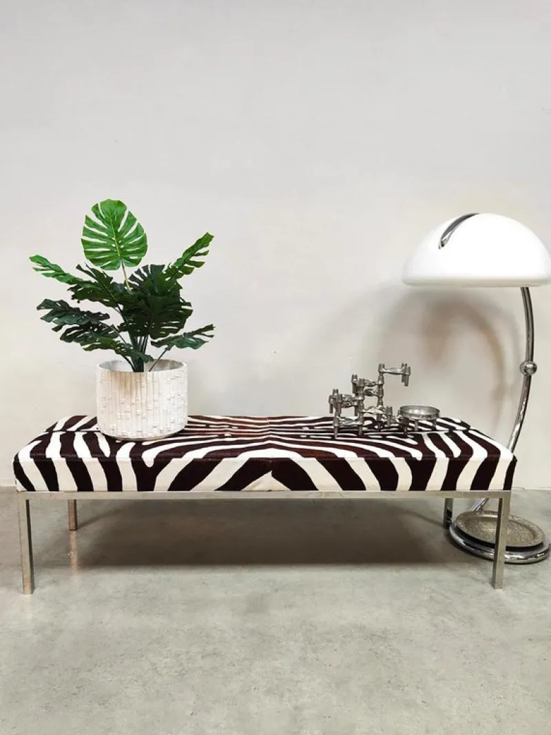 Pamono Zebra Bench or Side Table by Michael Kors> Benches