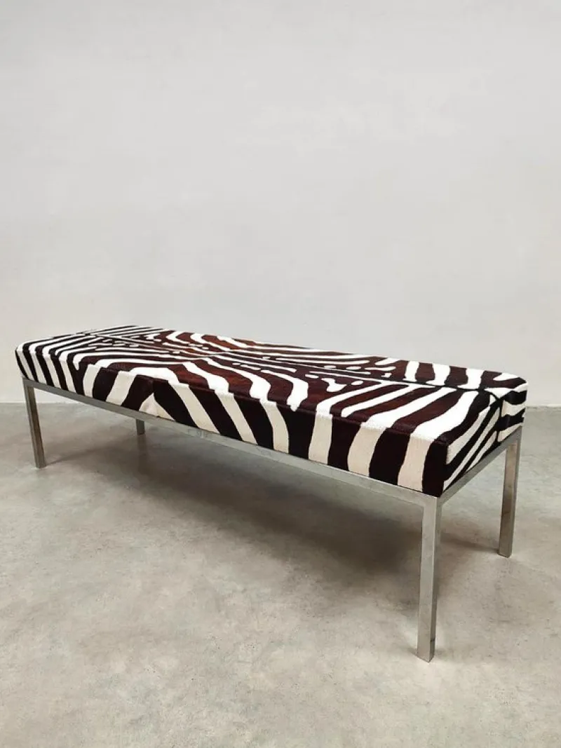 Pamono Zebra Bench or Side Table by Michael Kors> Benches