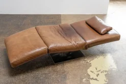 Clearance Pamono Zeta Chaise Lounge in Leather from Natuzzi, 2000s