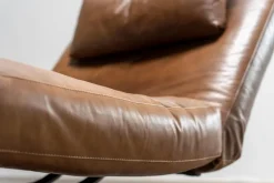 Clearance Pamono Zeta Chaise Lounge in Leather from Natuzzi, 2000s