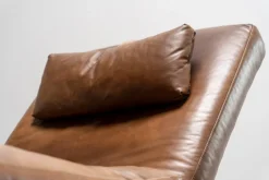 Clearance Pamono Zeta Chaise Lounge in Leather from Natuzzi, 2000s