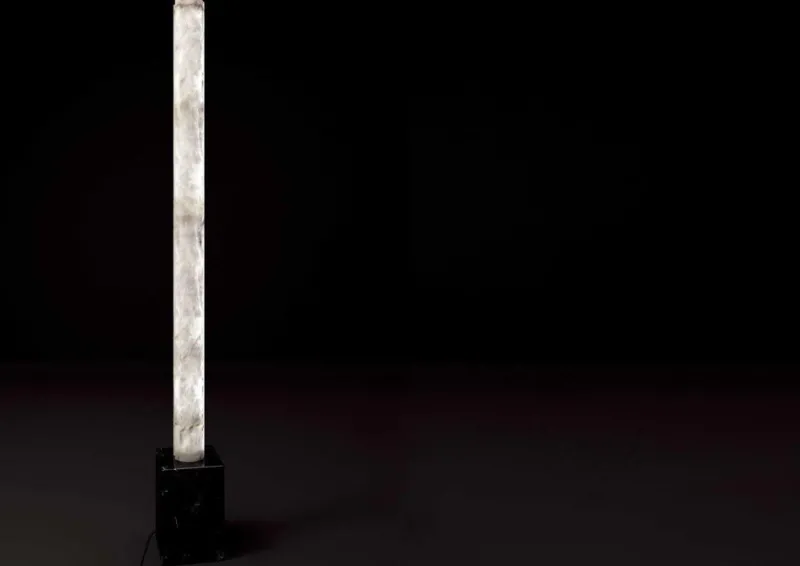 Discount Pamono Zeus Black Marquinia Marble Floor Lamp by Alabastro Italiano