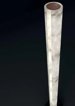 Pamono Zeus Verde Alpi Marble Floor Lamp by Alabastro Italiano