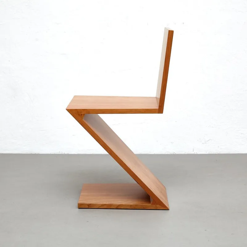 Pamono Zig Zag Chair by Gerrit Thomas Rietveld for Cassina> Seating