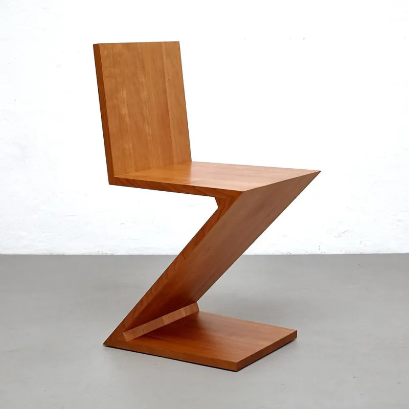 Pamono Zig Zag Chair by Gerrit Thomas Rietveld for Cassina> Seating
