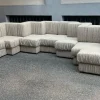Pamono Zig Zag Modular Sofa in White Bouclé, 2000s> Couches & Sofas