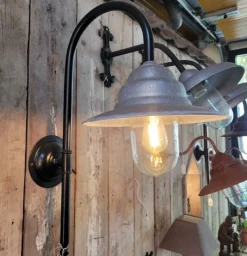 Online Pamono Zinc Black Middle Barn Light