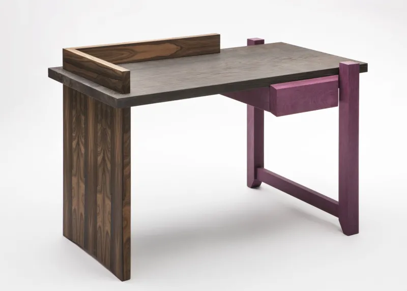 Hot Pamono Ziricote & Amaranth Wood Desk by Antonio Aricò for Editamateria The Exceptional