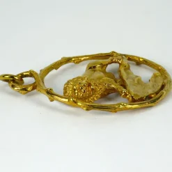 Clearance Pamono Zodiac Leo 18k Yellow Gold Lion Charm Pendant, 1960s